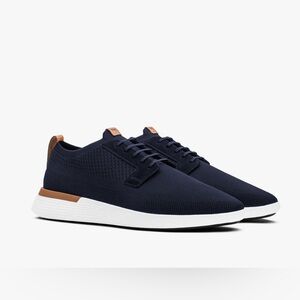 Men's Navy and Brown Sneakers